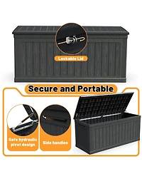 sumyeg Xxl 260 Gal Outdoor Storage Deck Box