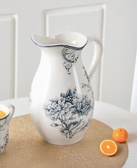 222 Fifth Adelaide Blue Pitcher, 100 oz.