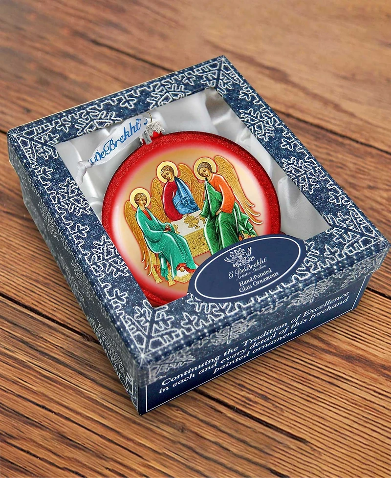 G.DeBrekht Trinity Glass Ornament Medallion