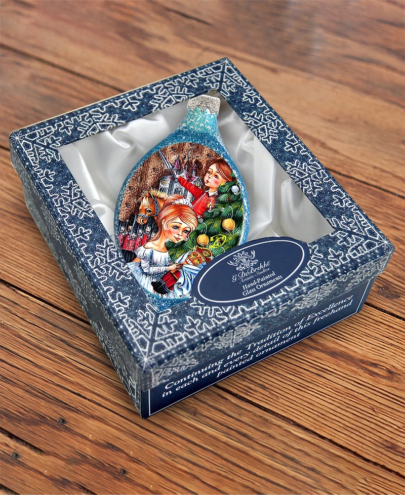G.DeBrekht Nutcracker Glass Ornament