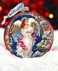 G.DeBrekht Angel in The Arch Glass Ornament Limited Edition