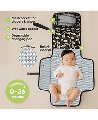 KeaBabies Ezee Diaper Changing Pad, Portable Mat, Waterproof Foldable Pad