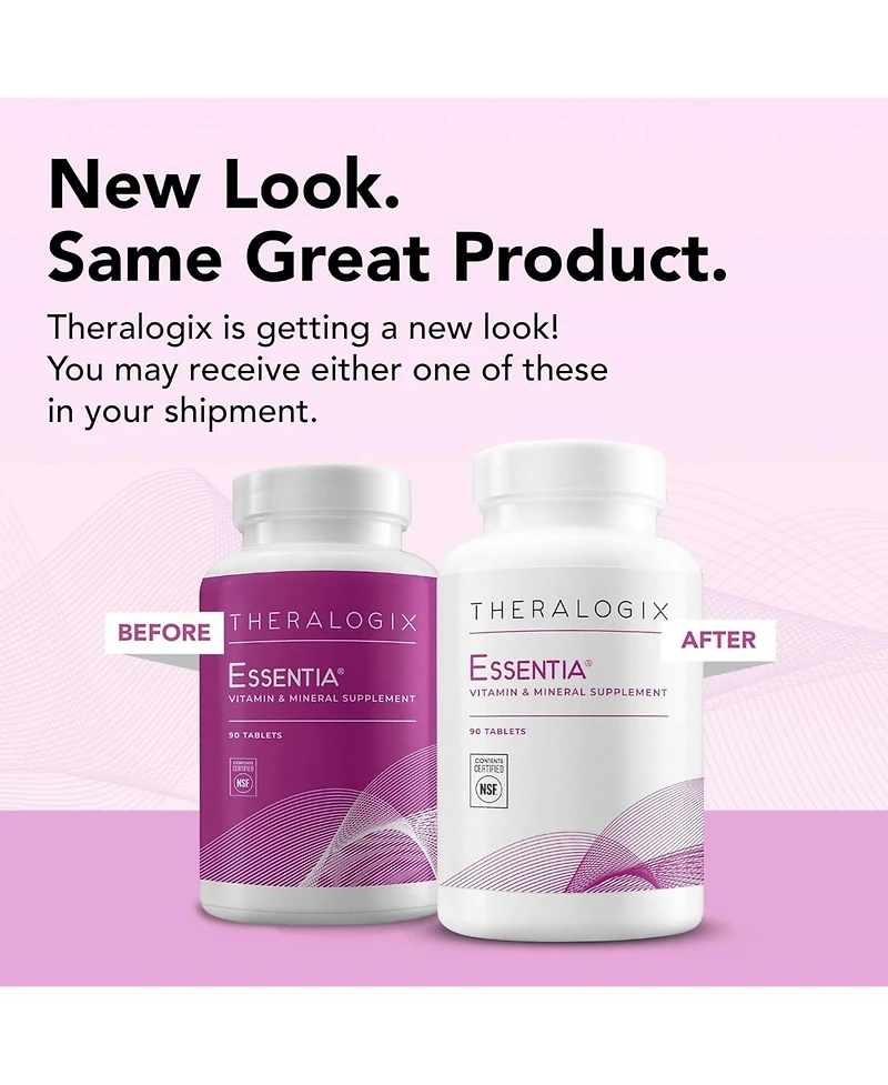 Theralogix Essentia Daily Multivitamin for Women with Iron