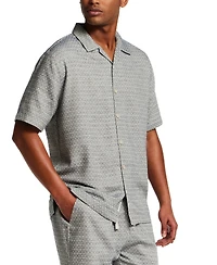 Weatherproof Vintage Men's Jacquard Knit Patch Shirt