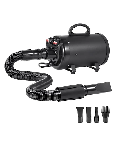 Cozito Dog Blow Dryer Pet Grooming 4 Nozzles Hose