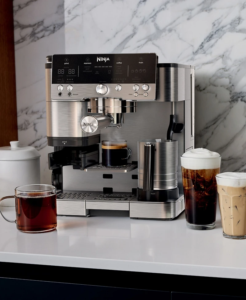 Ninja 13" Luxe Cafe Premier Series 3-in-1 Espresso, Coffee and Cold Brew Machine