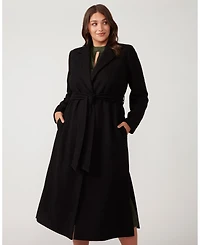 Estelle Charmed Robe Black Long Below Knee Coat