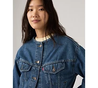 Levi's Women's 90's Collarless Shrunken Trucker Jacket