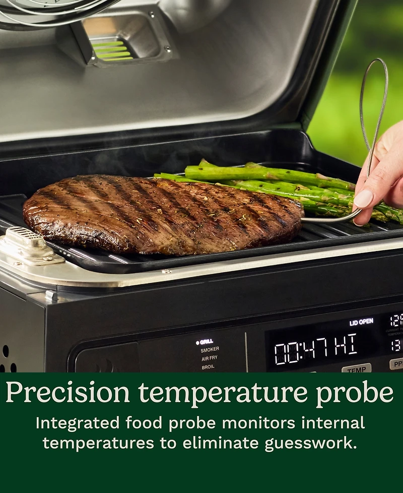 Cuisinart 14.6" FlavorBoost 8-in-1 Outdoor Electric Grill