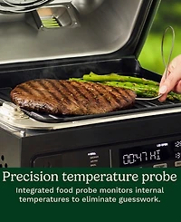 Cuisinart 14.6" FlavorBoost 8-in-1 Outdoor Electric Grill