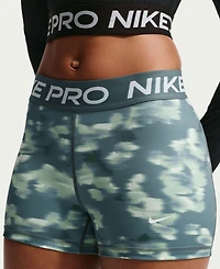 Nike Pro Women's 3" Mid-Rise Printed Biker Shorts