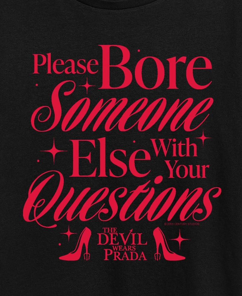 Hybrid Apparel Plus The Devil Wears Prada Please Bore Someone Short-Sleeve T-Shirt