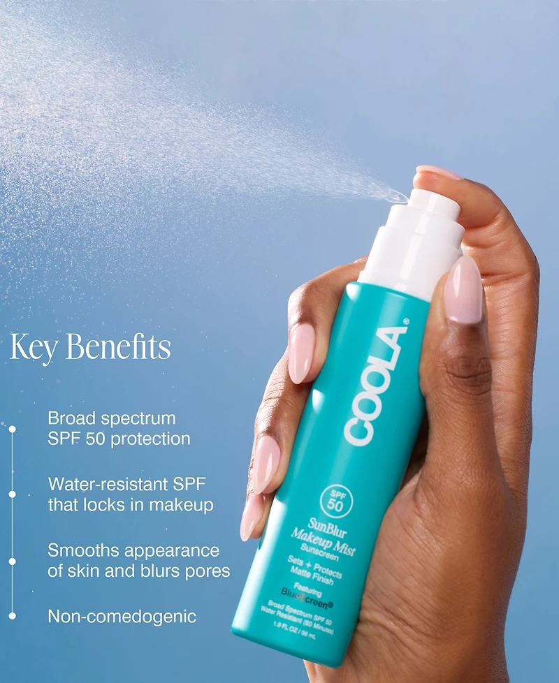 Coola SunBlur Makeup Setting Mist Spf 50, 1.15 oz.