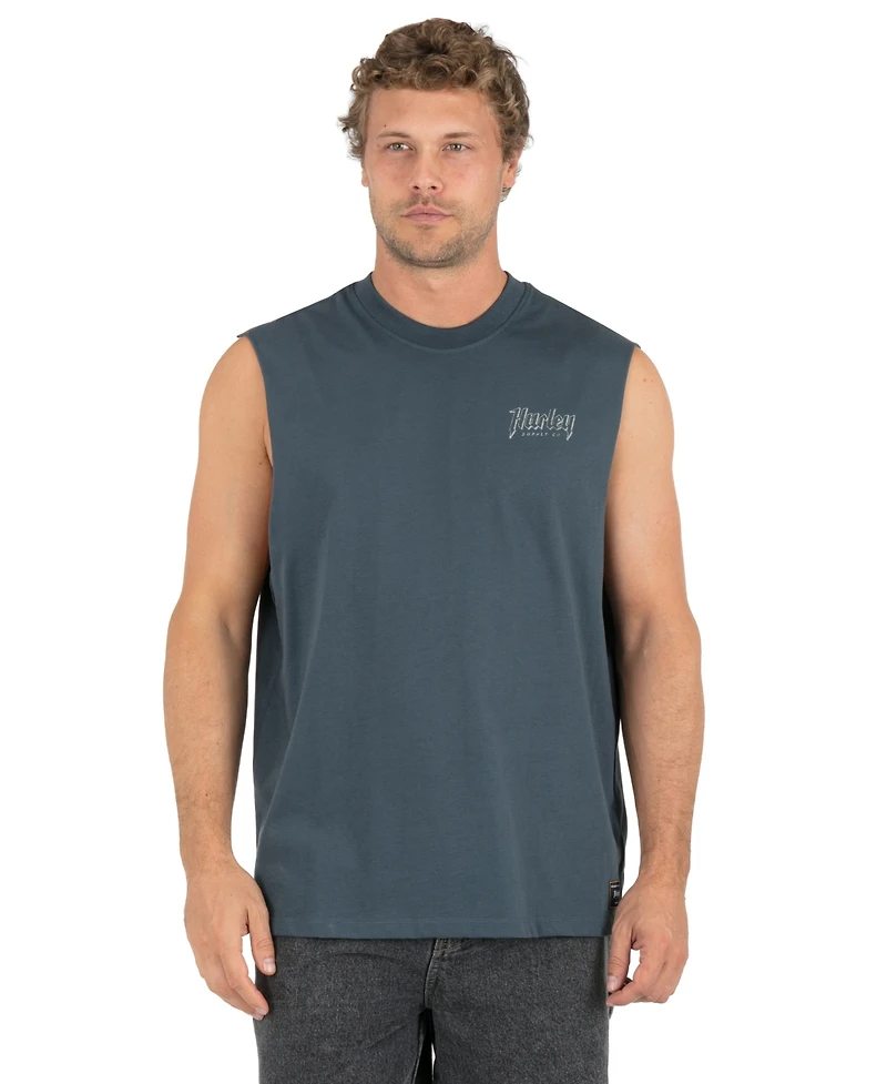 Hurley Men's Garage Muscle Graphic T-Shirt