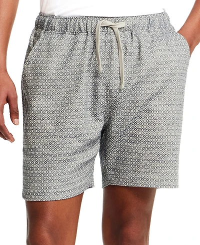 Weatherproof Vintage Men's Jacquard Knit Patchwork 6" Shorts
