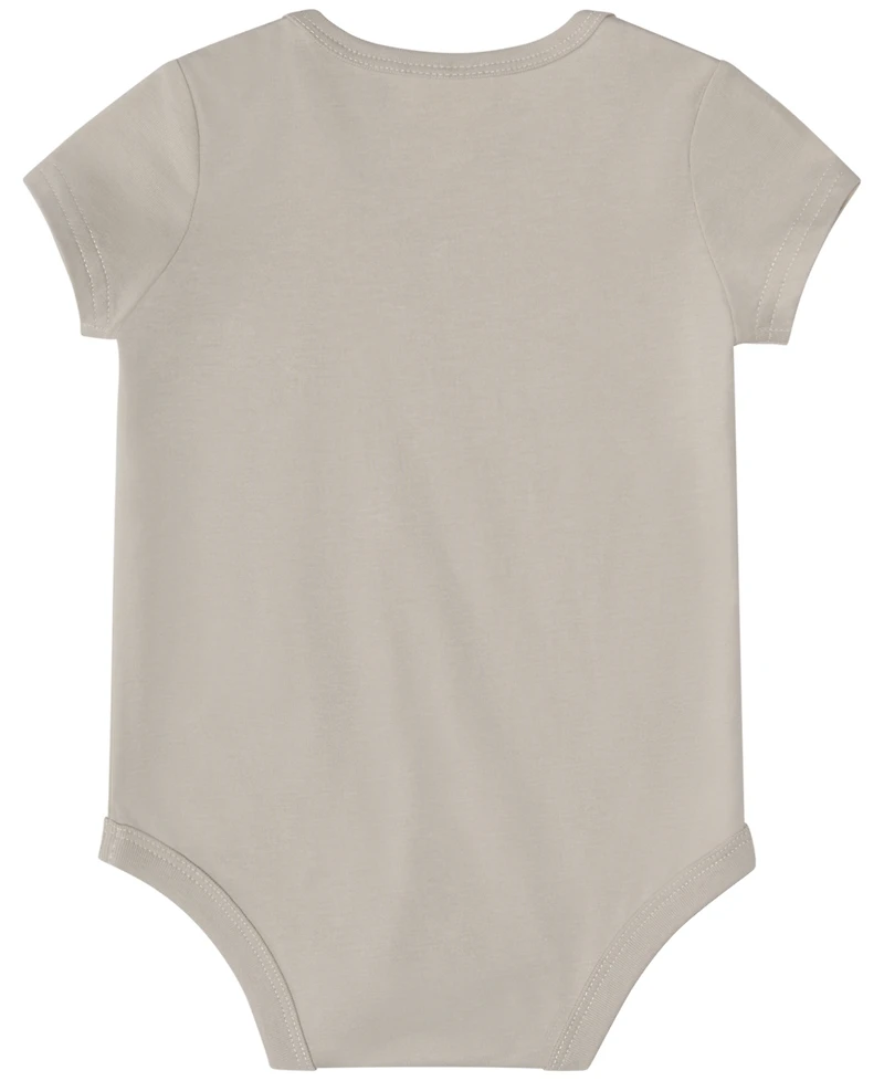 adidas Baby Boys' Short-Sleeve Bodysuit and Shorts, 2-Piece Set