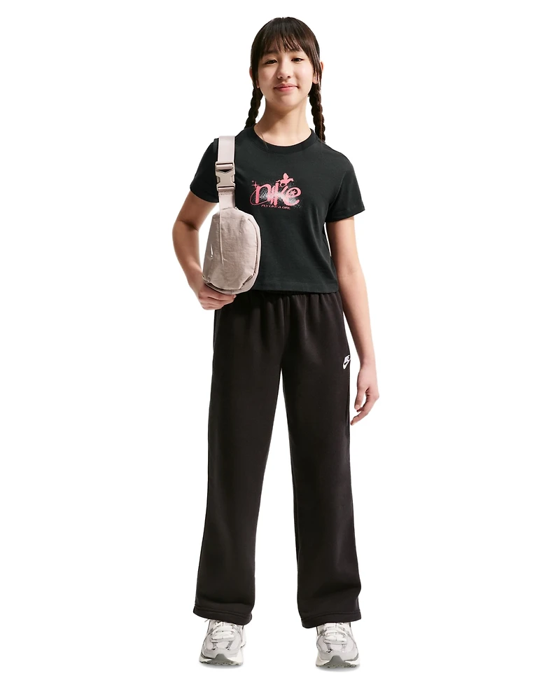 Nike Sportswear Girls' Cropped Mod T-Shirt