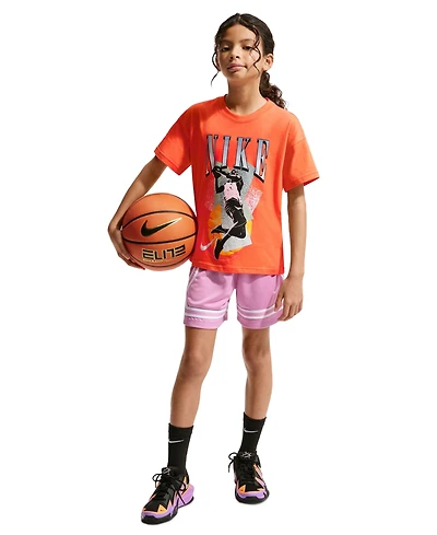 Nike Girls' 7-16 Short-Sleeve Graphic T-Shirt