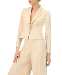 Ivonne Women's Tailored Single-Button Blazer