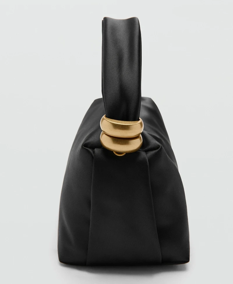 Mango Women's Metallic Detail Handbag