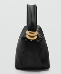 Mango Women's Metallic Detail Handbag