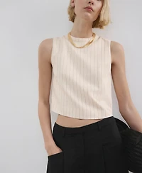 Mango Women's Chain Detail Top