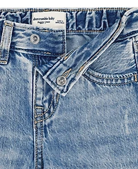 abercrombie kids Baby Girls' Low Rise Hearts Baggy Jeans