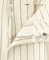 Mango Women's Mid-Rise Striped Bermuda Shorts