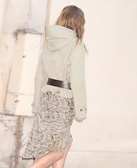 Mango Women's Oversized High-Neck Parka