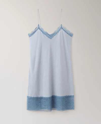 Mango Women's Lace Details Nightgown