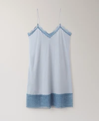 Mango Women's Lace Details Nightgown
