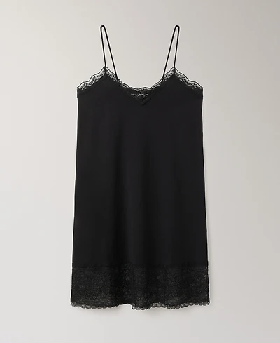 Mango Women's Lace Details Nightgown
