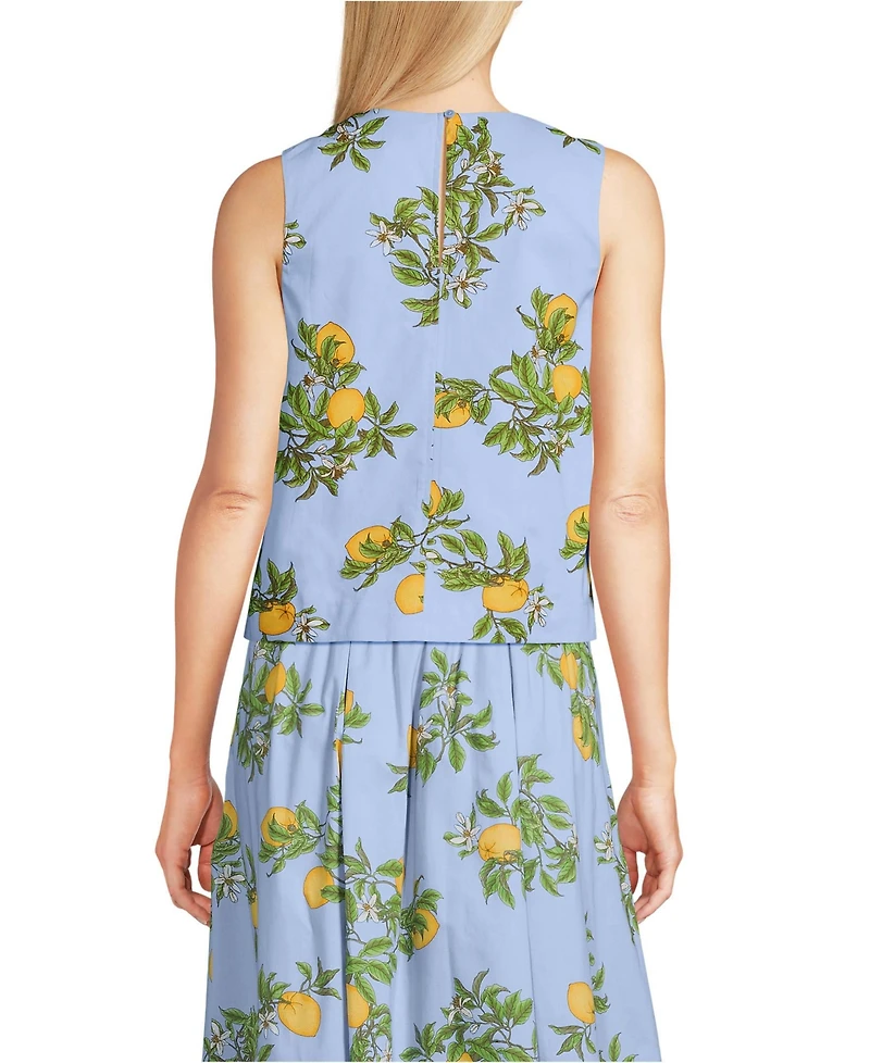 Lands' End Women's Poplin Sleeveless Shell