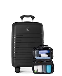 Travelpro Optima Carry-On Expandable Spinner and Toiletry Kit