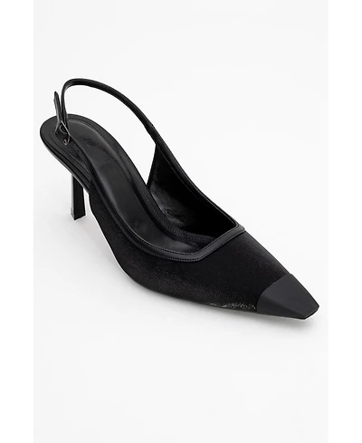Prologue Shoes Women's Alive Satin Pointed Toe Pump