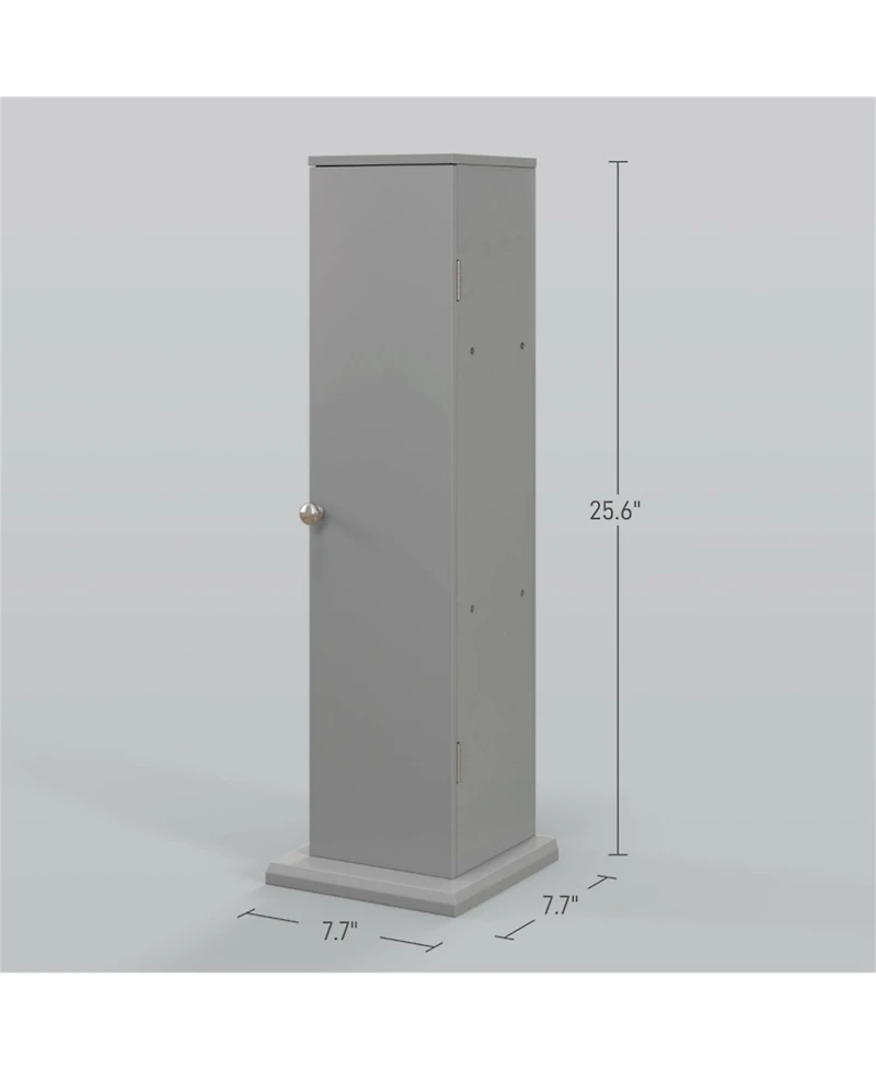 Clihome 3-Tier Corner Cabinet - Modern Rustic Toilet Paper Storage for Bathroom Kitchen