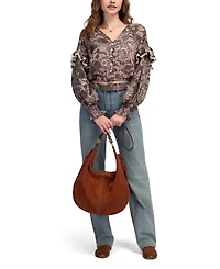 Old Trend Hydrangea Extra-Large Shoulder Bag