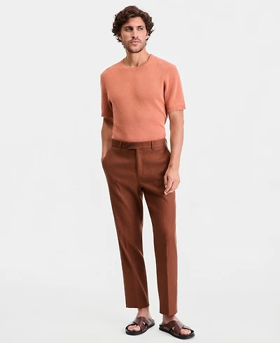 Alfani Men's Tech Linen-Blend Pants, Macy's Exclusive