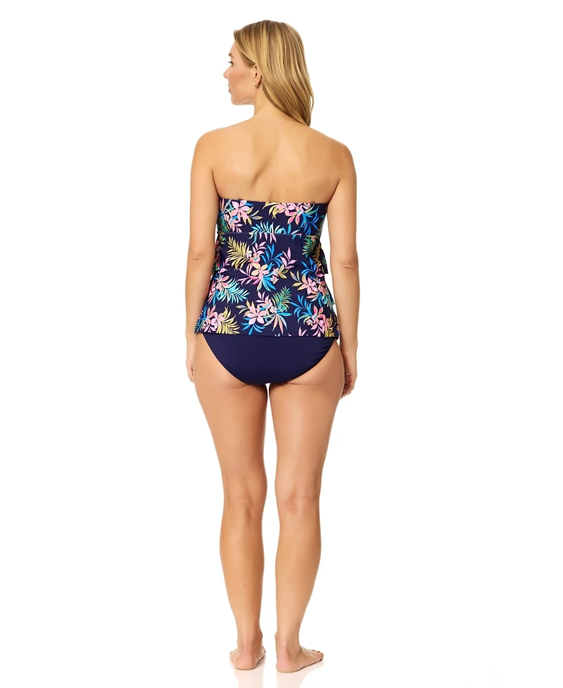 Island Escape Women's Tiered Printed Tankini Top, Macy's Exclusive