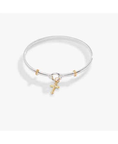 Alex and Ani Cross Clip Bangle