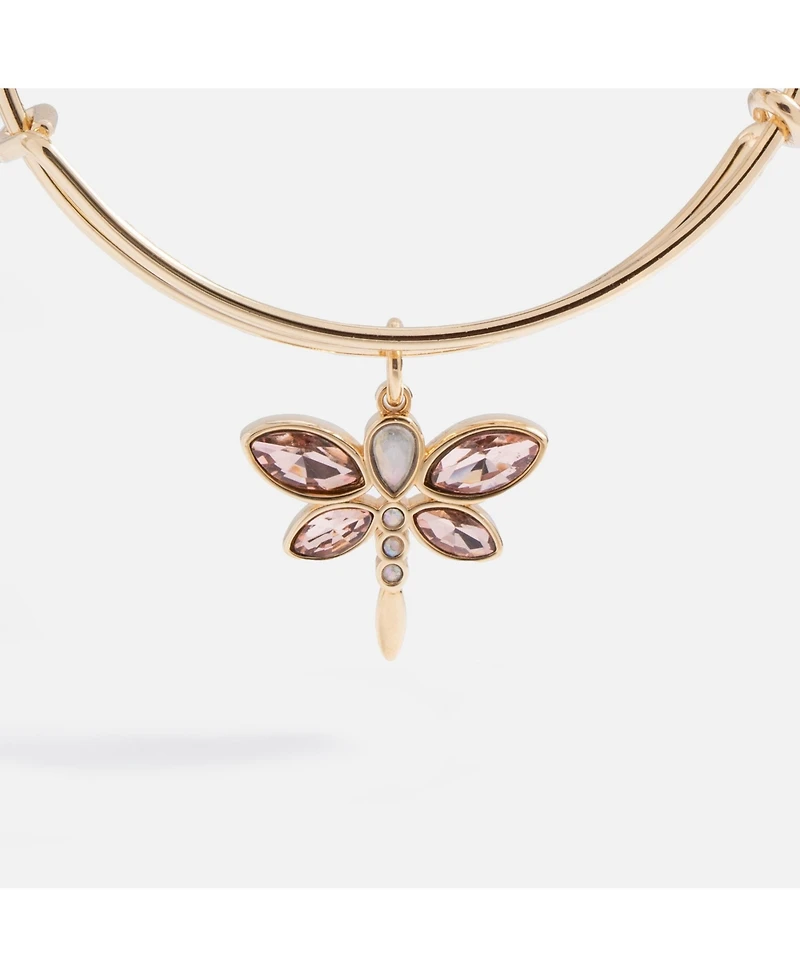 Alex and Ani Crystal Dragonfly Bangle