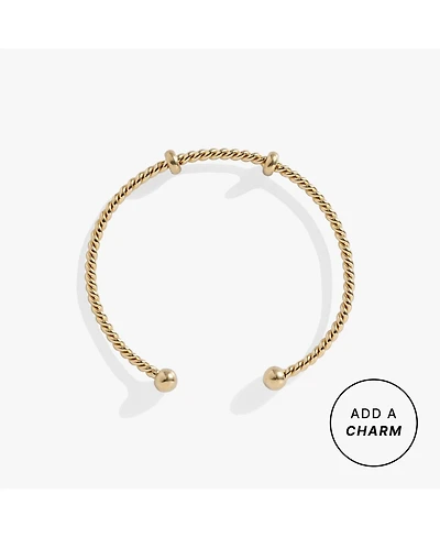 Alex and Ani French Rope Charm Bracelet Cuff