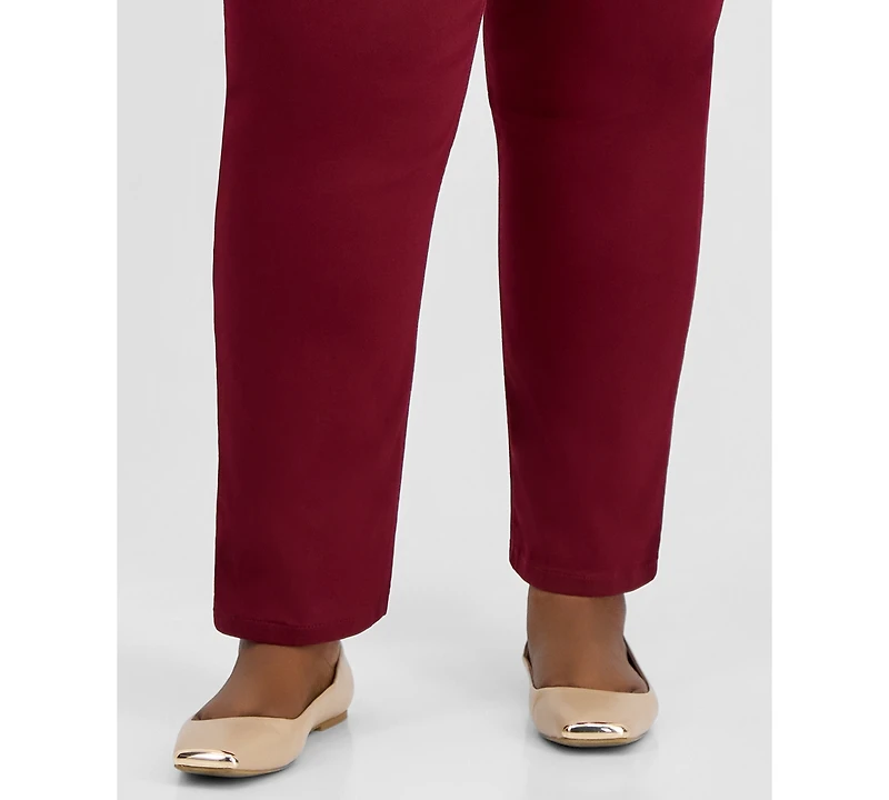 Jones New York Plus Lexington Straight-Leg Jeans