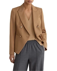 Reiss Women's Gigi Wool-Blend Double-Breasted Blazer