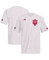 Adidas Men's White Indiana Hoosiers Home Replica Baseball Jersey