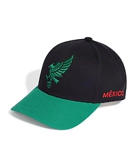 Adidas Men's and Women's Black/Green Mexico National Team Eagle Baseball Adjustable Hat