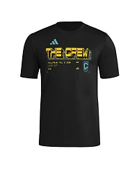 Adidas Men's Black Columbus Crew 2026 Anthem Aeroready Pregame T-Shirt