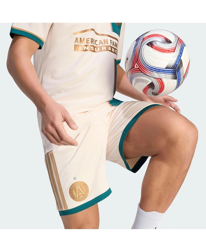 Adidas Men's Beige Atlanta United Fc 2026 On-Field Authentic Shorts