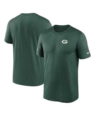 Nike Men's Green Bay Packers Sideline Legend Small Logo Dri-fit T-Shirt
