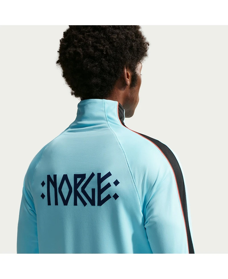 Nike Men's Blue Norway National Team 2026 Strike Dri-fit Quarter-Zip Drill Sweatshirt